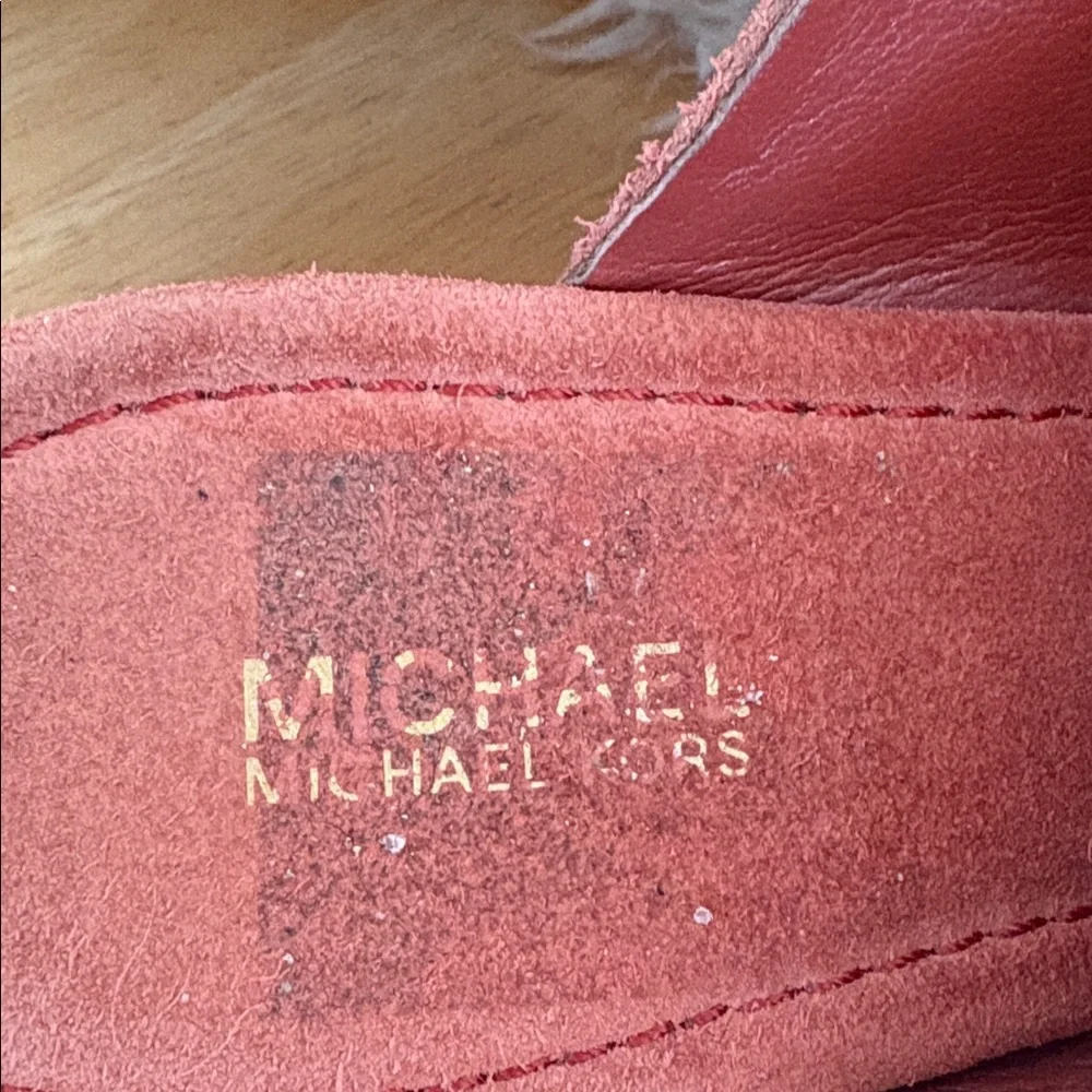 Michael Kors Westley mule platform suede sandals 8.5